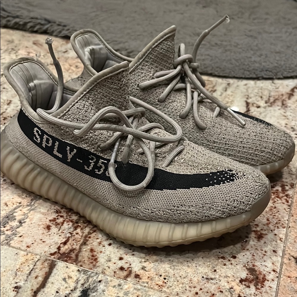 Adidas Yeezy Boost 350 V2 Sneakers - Gray and Black